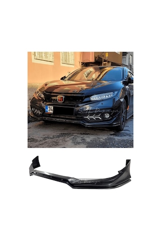 Honda Civic Fc5 Makyajlı Kasa 2019-2021 Ön Ek (Plastik) BOYASIZ