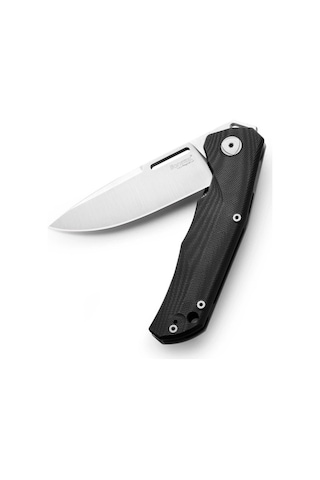 Lionsteel Q4ttro - Black G10 Kamp Çakı Siyah