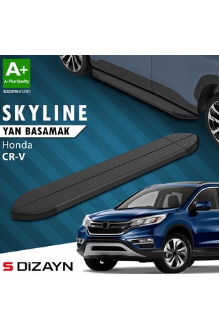 S-dizayn Honda Cr-v 4 Skyline Siyah Yan Basamak 173 Cm 2012-2018 A+ Kalite