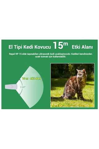 Rp 15 El Tipi Ultrasonik Kedi Kovucu Ve Eğitici