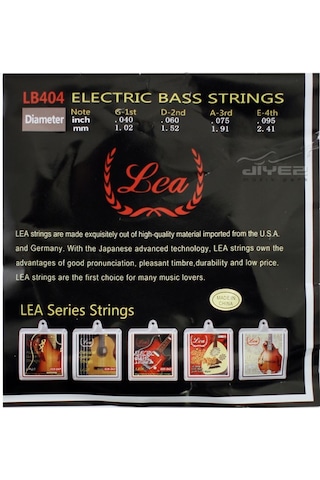 Lea LB-404 Bas Gitar Teli (4 Tel)