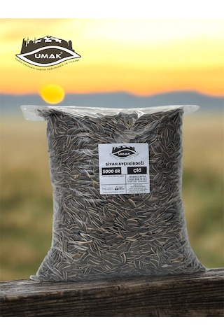 Umak Çerezlik Siyah Çiğ Ay Çekirdeği 5 KG