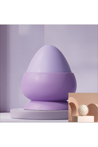 Geeksen Pembe Kutulu Silikon Top: Süction Cup Dizaynlı, Omuz-üst-bel Masajı, Yoga Geliştirici, Dayanıklı Vücut Gerginliği Alıcı刺猬 Top Diğer