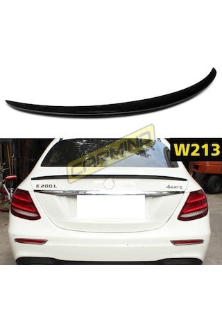 Mercedes E Serisi W213 Bagaj Üstü Piano Black Spoiler