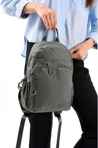 571 Collections Ultra Hafif Şik Ve Su Geçirmez Orta Boy Sırt Çantası Açık Gri Model: 571-13-9c Gri