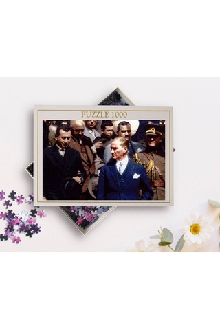 Bk Home Atatürk Tasarımlı 1000 Parça Profesyonel Puzzle-50