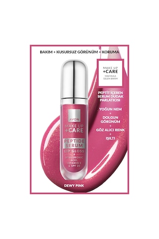 Avon Peptit Serum Lip Gloss Dewy Pink