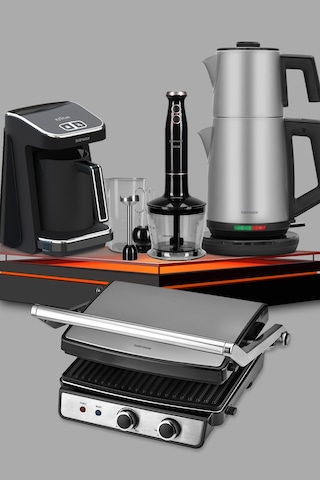 Goldmaster İnoxLine 19 Parça Avantajlı Elektronik Evlilik Paketi Elektrikli Mutfak Çeyiz Seti