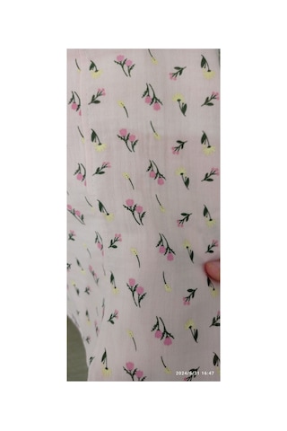 Azra Çiçekli Bebek Tulumu Pembe