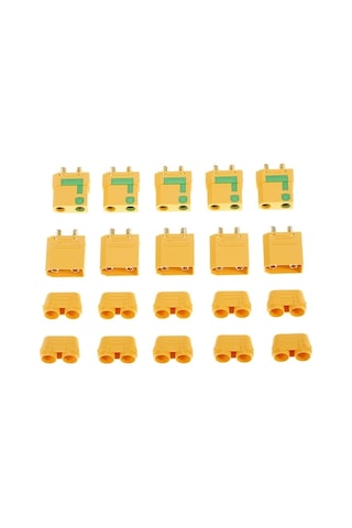 Besthome1 Amass Xt90-s Ve Xt90 Konektör Seti - 10 Parça Kıvılcım Önleyici Rc Bağlantı Aparatı