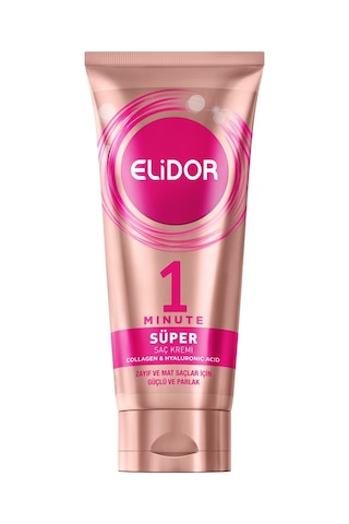 Elidor 1 Minute Güçlü ve Parlak Süper Saç Bakım Kremi 170 ML