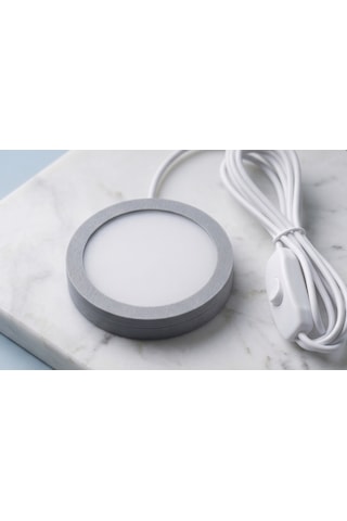 Led Lamp - Kit 001 Uyumlu 3d Yazıcı Lamba Donanım Kiti Gün Işığı Bambu Lab Mh001 Tam Uyumlu + Şarj Adaptörü Hediyeli Gri