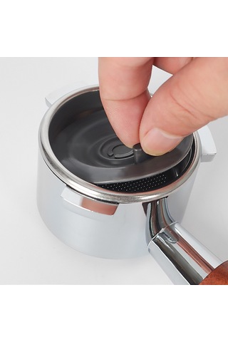 Yunboo 54mm Silikon Temizleme Bloku - Breville Yarı Otomatik Kahve Makinesi Kolu Ters Akım Temizliği Aksesuarı Siyah