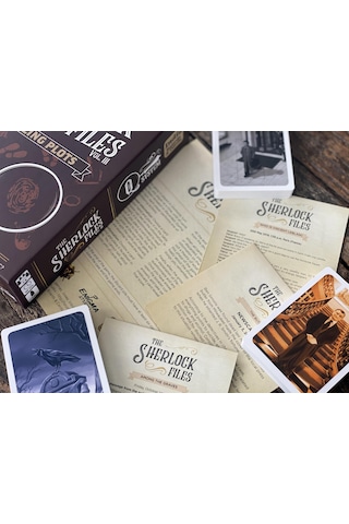 Indie Boards And Cards The Sherlock Files: Yapboz Plots, Kahverengi