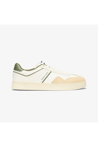 Tommy Hilfiger Tommy Jeans The Greenwich Retro Erkek Beyaz Sneaker Düz Em0em01462 Beyaz