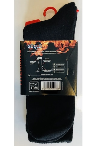 Güçlü Kışlık Termal Thermal Çorap Siyah