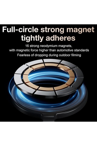 Wezone İphone 15/14/13/12 Uyumlu Manyetik Boyun Tutucu - Elserbest Pov Video Kaydı İçin Esnek Ve Stabil Tutucu