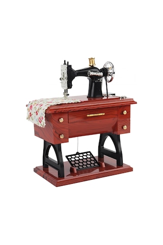 Suntek Dikiş Makinesi Müzik Kutusu Doğum Günü Pedalı Dikiş