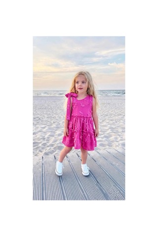 Poala Kids Ribbon Pembe Elbise