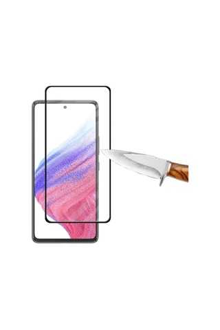 Samsung Galaxy A73 Tam Kaplayan Ekran Koruyucu Ve Kamera Lens Koruyucu