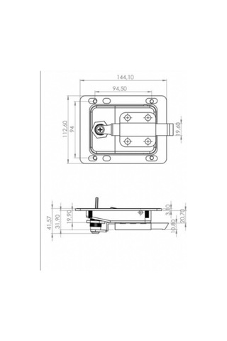 Sermak Kabin Kilit Enka462