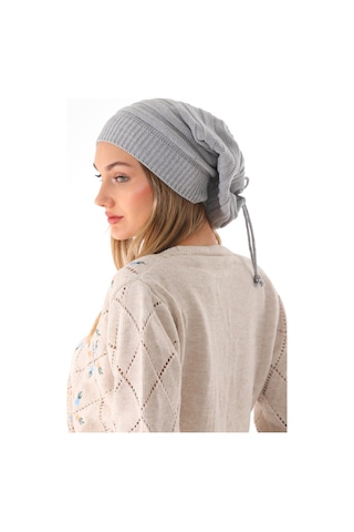 Kadın İpli Gri Bere Gri