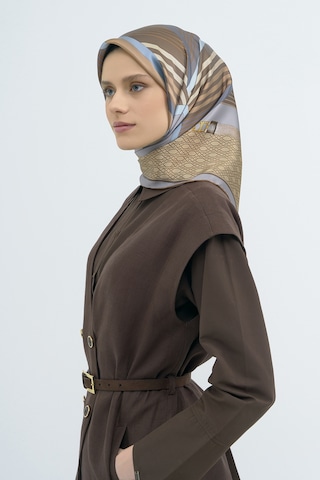 Armine Saf İpek Sura Eşarp-2026 İlkbahar-yaz- 952100d Gri