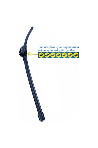 Goodyear Goodyear Fiat Doblo 2010-2022 Uyumlu Ön Arka 3'lü Muz Silecek Seti 53 Mm 0 53 Mm 0 380 Mm
