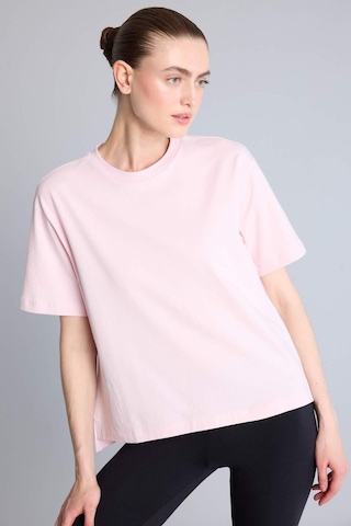 Defacto Comfort Fıt Bisiklet Yaka Sporcu Kısa Kollu Tişört F8106ax26sppn38 Pembe-pn38