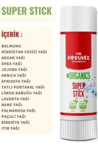 The Prouvee Reponses Organics Süper Stick