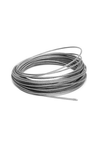 Adelinspor 6 Mm Çelik Halat Galvanizli 20 M