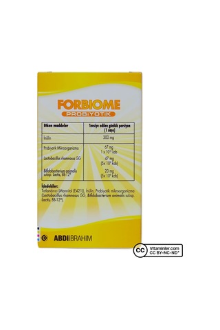 Forbiome Probiyotik 10 Saşe Aromasız
