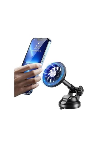 Apple iPhone Uyumlu 11 12 13 14 15 Pro Max Mıknatıslı Cama Gögse Yapışan Uzayan Oto Telefon Tutucu Stand Vantuzlu 360 Yuvarlak Halka