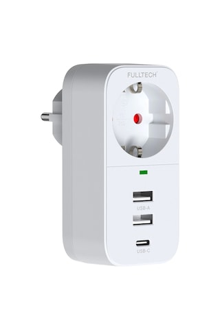 2.4a Çıkışlı 2xusb 1xtype-c Tekli Priz Ftr-17 Diğer