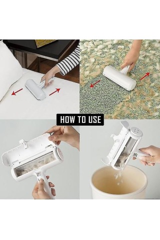 Pet Tarak Fırçalar Pet Saç Remover Çift Taraflı Fırça Yapıştırma Cihazı Çok Fonksiyonlu Pet Epilasyon Fırça Mavi