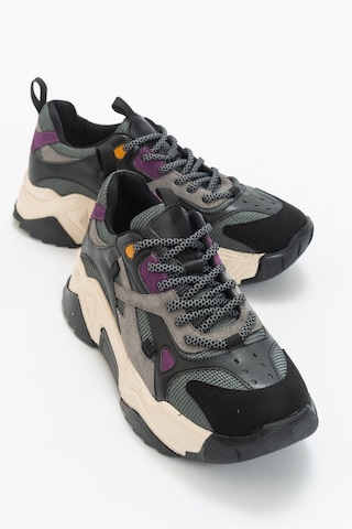Luvishoes Lecce Siyah-mor Multi Kadın Spor Ayakkabı Mor - Siyah