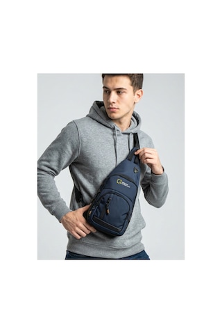 Mega Bag The Northwest M-1007 Unisex Spor Ve Günlük Kullanıma Uygun Göğüs Çapraz Çanta Sırt Çanta Lacivert