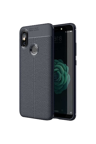 Xiaomi Redmi S2 Kilif Deri Görünümlü Korumali Niss Silikon 409444618