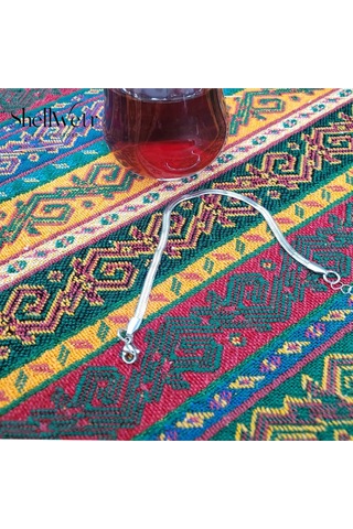 Ely İtalyan Zincir Bileklik Sevgililer Günü , Babaya Eşe Verilecek En Güzel Gümüş Hediyesi Gri