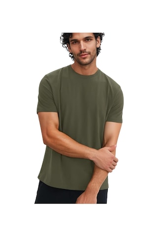 Ar-ma Erkek Regular Fit Pamuk Süprem Basic Bisiklet Yaka Tişört Y31344408002 Haki XL