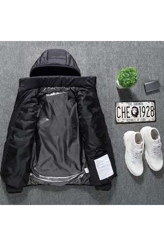 Akıllı Isıtmalı Usb Elektrikli Şişme Erkek Mont (514553623)