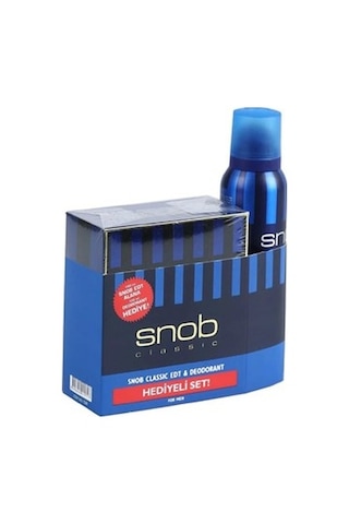 Snob Classic Erkek Parfüm EDT 100 ML + Deodorant Snob Classic Erkek Parfüm EDT 100 ML + Deodorant