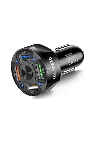 Zuidid Araç Hızlı Şarj 4 Usb 7 A Çoklu Hızlı Şarj Adaptörü