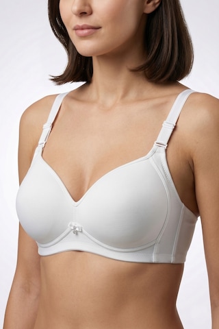 Fk Lingerie Kadın Silikonlu Toparlayıcı Sütyen B Cup Bgl-st05558 Beyaz