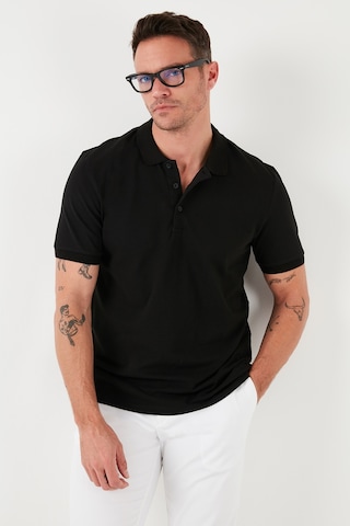 Buratti Pamuklu Regular Fit Düğmeli Erkek Polo Yaka T Shirt 5902127 Siyah