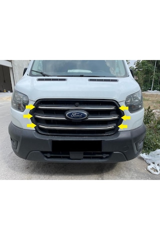 Ford Transit Krom Ön Panjur 4 parça 2019 ve üzeri Paslanmaz Çelik