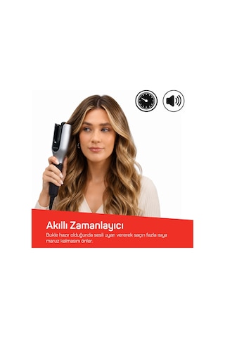 Arzum AR5171 Revolution Pro Otomatik Bukle ve Saç Maşası 25 MM