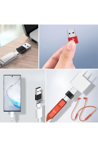 Usb&amp 39 Den Type-c &amp 39 Ye Dönüştürücü Adaptör Veri Aktarımı Sağlayıcı Şarj Data Çevirici 5399
