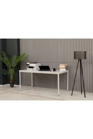 Sehpol Çalışma Masası 160x80x75 Cm Gri