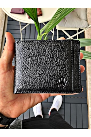 Watchofroyal Swan Black Hakiki Deri Cüzdan
